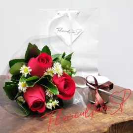 Kit Rosas e Brigadeiro