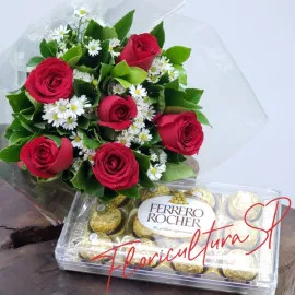 Rosas e Ferrero Rocher