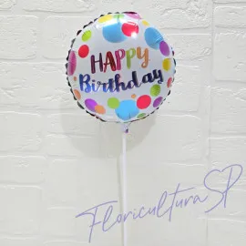 Balão de vareta Aniversário