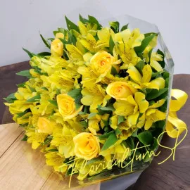 Buquê Clássico Amarelo