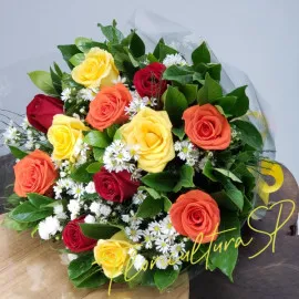 Buquê Tropical com Rosas